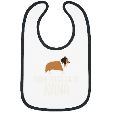 Discover Proud Rough Collie Nana Bibs