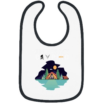 Discover this is my camping rv van camping saying happy camper bear Bibs