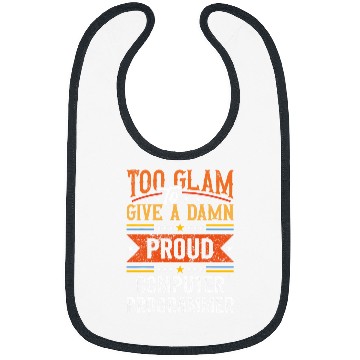 Discover Funny Retro Proud Computer Programmer Bibs