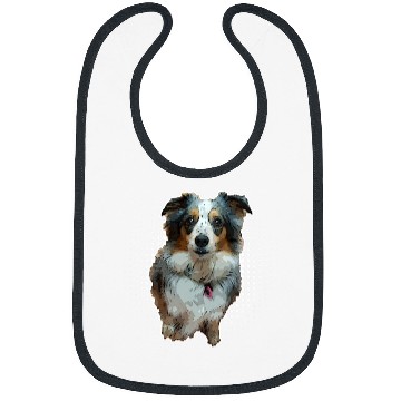 Discover Mini Aussie Australian Shepherd Blue Merle Bibs