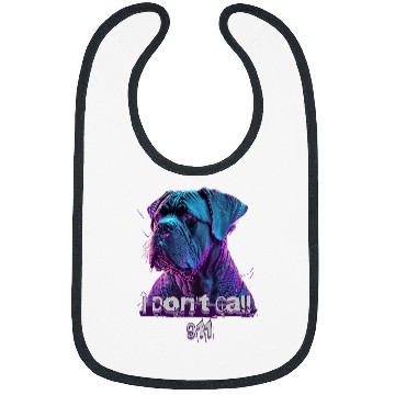 Discover Retro Futuristic Synthwave Cane Corso I Dont Call 911 Bibs
