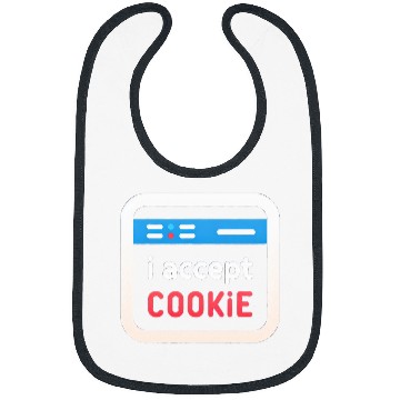 Discover I Accept Cookie Bibs