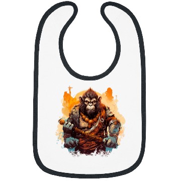Discover monkey warrior art Creative Imagination Idea Creative Inspir 1 Bibs