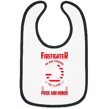 Discover US Firefighter Pride And Honor American Flag Fireman Bibs