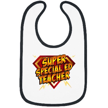 Discover Super Special Ed Teacher Superhero Back To School Bibs