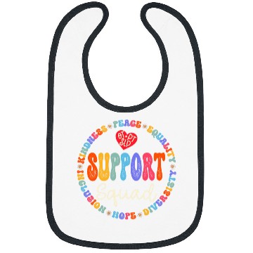 Discover Therapy Team PT OT SLP Support Squad Therapist Bibs