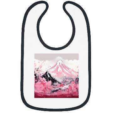 Discover Zen Flow Sakura Ballet in Nihons Mountain Glow and Serenit Bibs