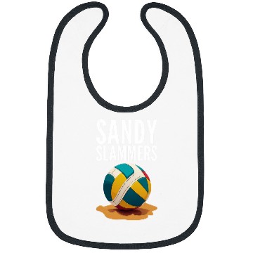 Discover Sandy Slammers as a Funny Beach Volleyball Bibs