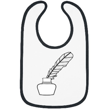 Discover Quill Feather Author Writer 2 Bibs