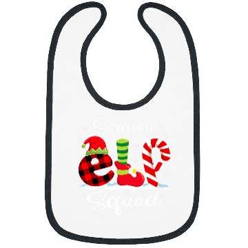 Discover Surgeon Elf Squad Christmas Doctor Matching Bibs