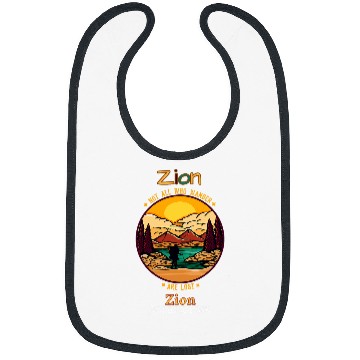 Discover Zion National Park Hiking Camping Souvenir Women Men Kids Bibs