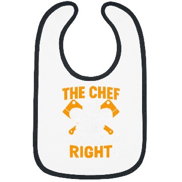 Discover The Chef Is Always Right 2Funny Butcher Culinary Chef Cook Bibs