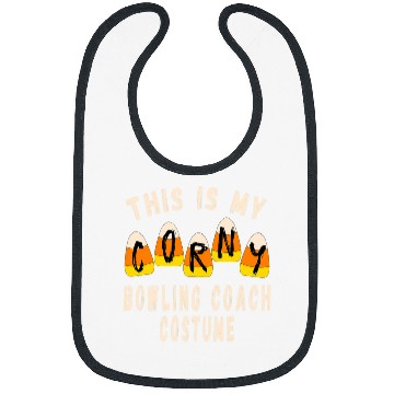 Discover This Is My Corny Bowling Coachs Costume Bibs