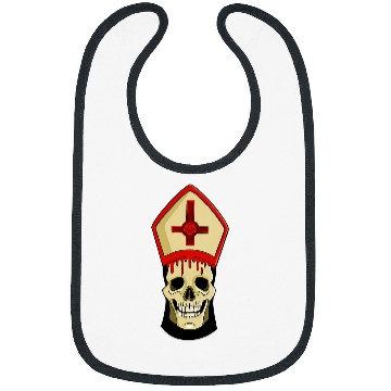 Discover Devil Worship Satanic Pope Bishop Bibs