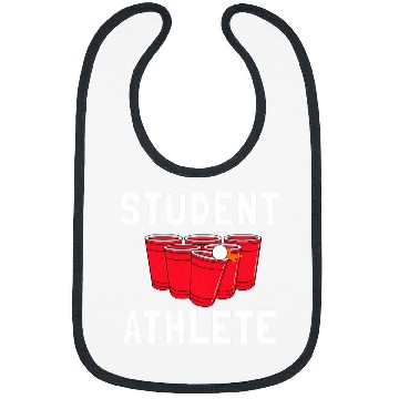 Discover Beer Pong Student Athlete Drinking Beer Bibs