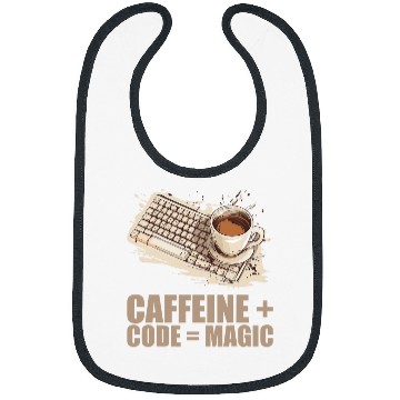 Discover caffeines Coder Software Developer Engineer Coffee Programmer 21 Bibs