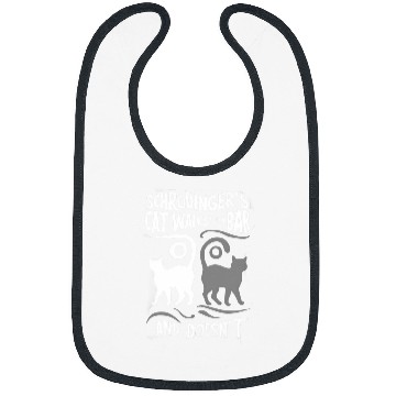 Discover Funny Scientist Schrodingers Cat Quantum Physics Lover Bibs