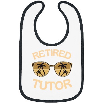Discover Retired Tutor Leopard Print Tutor Bibs