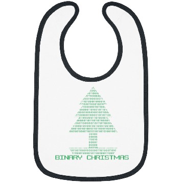 Discover Binary Christmas Humor Coding Coder Christmas Programmer Bibs