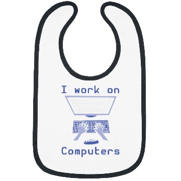 Discover Binary Coding Programmer I Work On Computers Binary Code Bibs