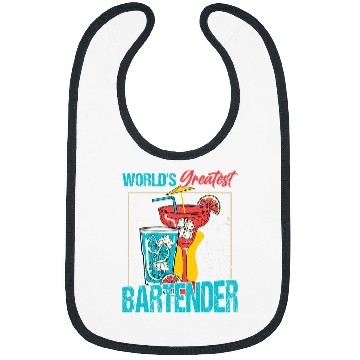 Discover Worlds Greatest Bartender Barman Cocktail Bibs