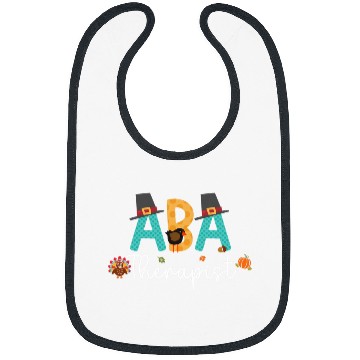 Discover Applied Behavior Analysis Therapist Fall Thanksgiving ABA Bibs
