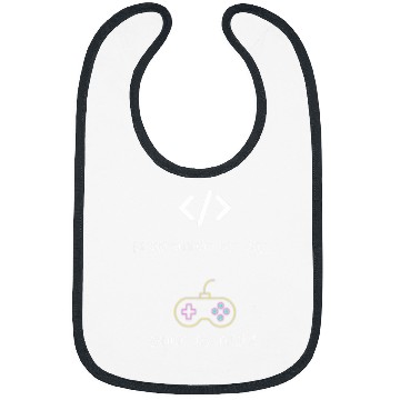 Discover Informative programmer gamer gift funny Bibs