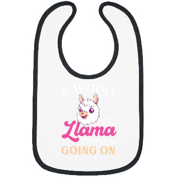 Discover Funny School Learning Llama Pun Teacher Student Joke Bibs