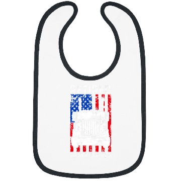 Discover Retired Truck Driver US Flag Trucker Retirement 1 Bibs