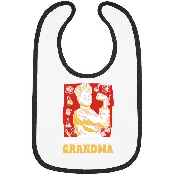 Discover Physicist Grandmother Science Scientist Quantum Physics Bibs