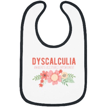 Discover Dyscalculia Awareness Empowerment SPED Teacher Bibs