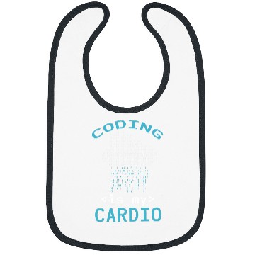 Discover Binary Coding Programmer Coding Is My Cardio Binary Code Bibs