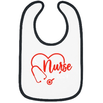 Discover Registered nurses 2024 RN nurses Est2024 Nursing Student Bibs