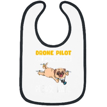 Discover Kids Drone Flying Design for your Future Drone Pilot Son Bibs