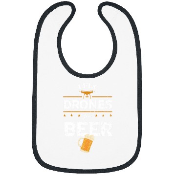 Discover Retro vintages Funny Drone Pilot Bibs