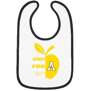 Discover Appalachian State Mountaineers Teacher Apple Saturdays Bibs