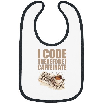 Discover caffeines Coder Software Developer Engineer Coffee Programmer 12 Bibs