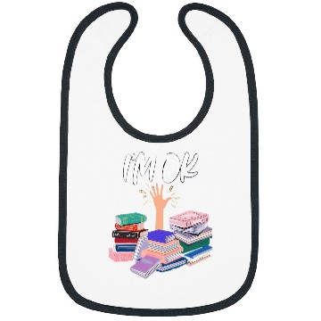 Discover Reading Books Librarian Reader Nerd Im Ok Teacher School 2 Bibs