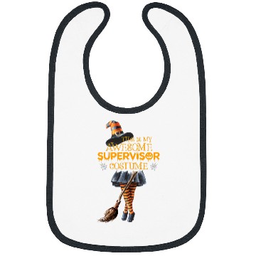Discover This is my Halloween Supervisor Costume Witchy Boss Manager Bibs