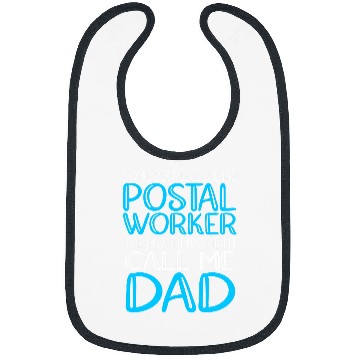 Discover Dad Postal Worker Bibs