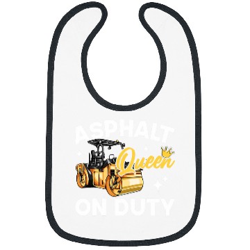 Discover Asphalt Queen On Duty Paving Road Construction Road Worker Bibs