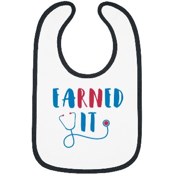 Discover Funny RN Nursing Student Graduation EaRNed It 1 Bibs