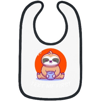 Discover Text Me First Introvert Boss Antisocial Manager Funny Rules 3 Bibs