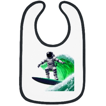 Discover Wave Surfer Astronaut Bibs