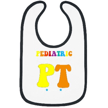 Discover Cute Therapy Rainbow Pediatric Physical Therapist Bibs