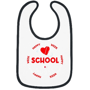 Discover Happy nurses Week 2024 School nurses Bibs
