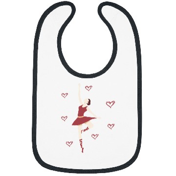 Discover Womens Dancer Dancing Ballerina Bibs