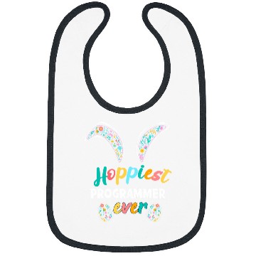 Discover Hoppiest Programmer Ever Funny Programmer Easter Matching Bibs