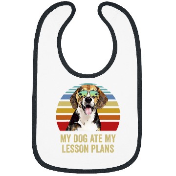 Discover My Dog Ate My Lesson Plans Beagle Teacher Bibs