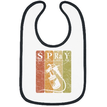 Discover Car Painter Spray Periodic Table Elements Auto Body Painter 6 Bibs